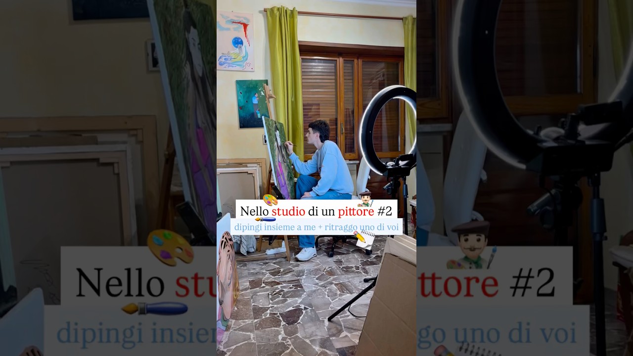 👨🏻‍🎨 Seguimi e commenta con ✏️ per essere ritratto 