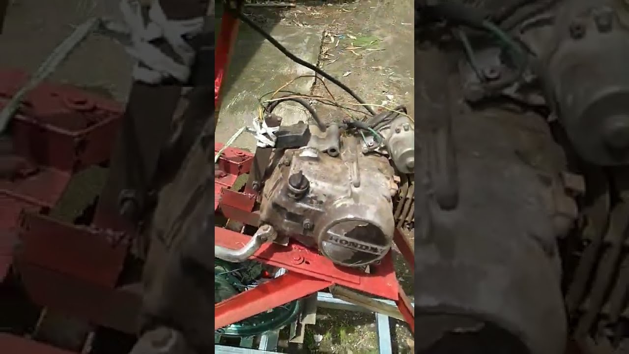 instalasi rangka traktor mesin motor bekas,  bantu tekan subscribe lur,