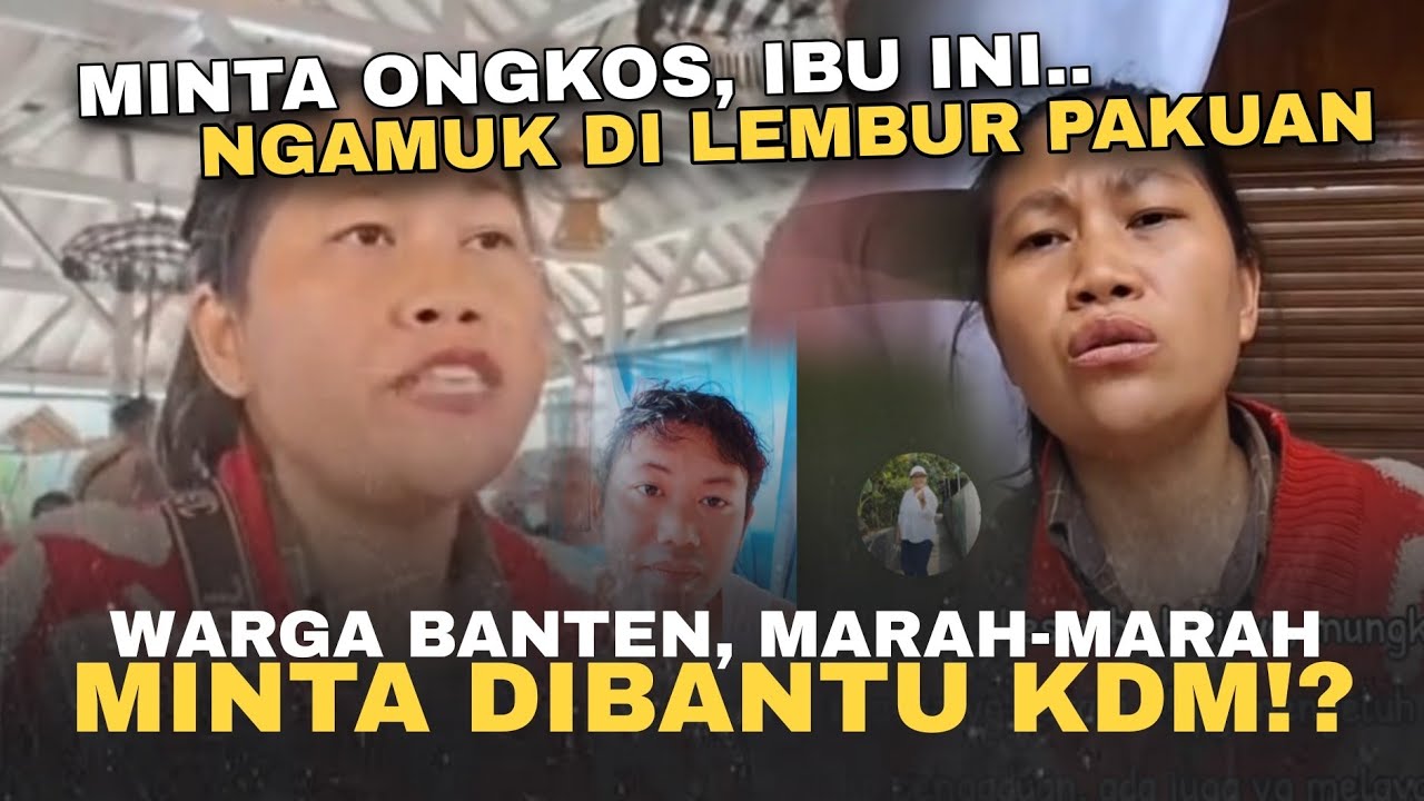 MINTA ONGKOS⁉️ WARGA BANTEN NGAMOOK DI POS PENGADUAN LEMBUR PAKUAN