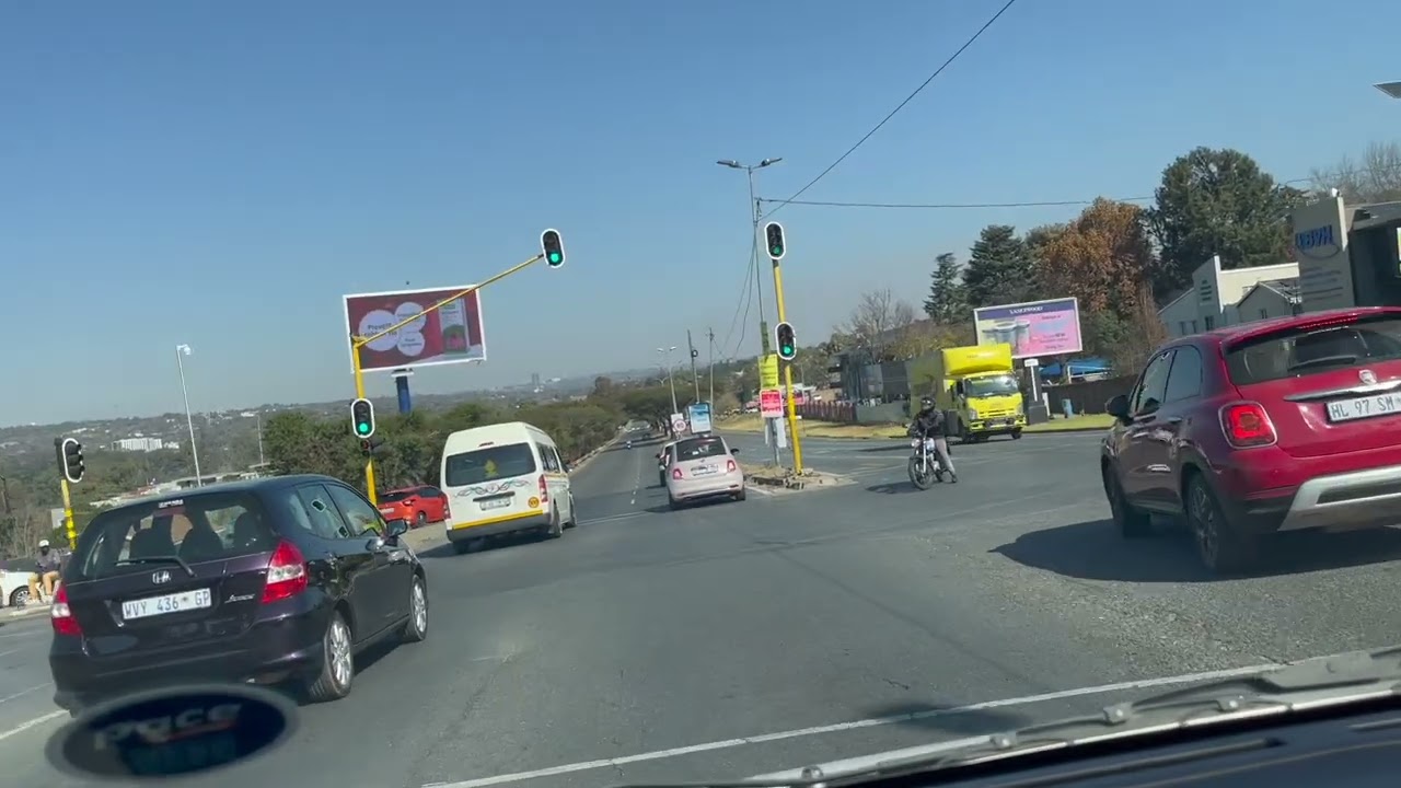 Driving from Fourways to Sandton City #johannesburg
