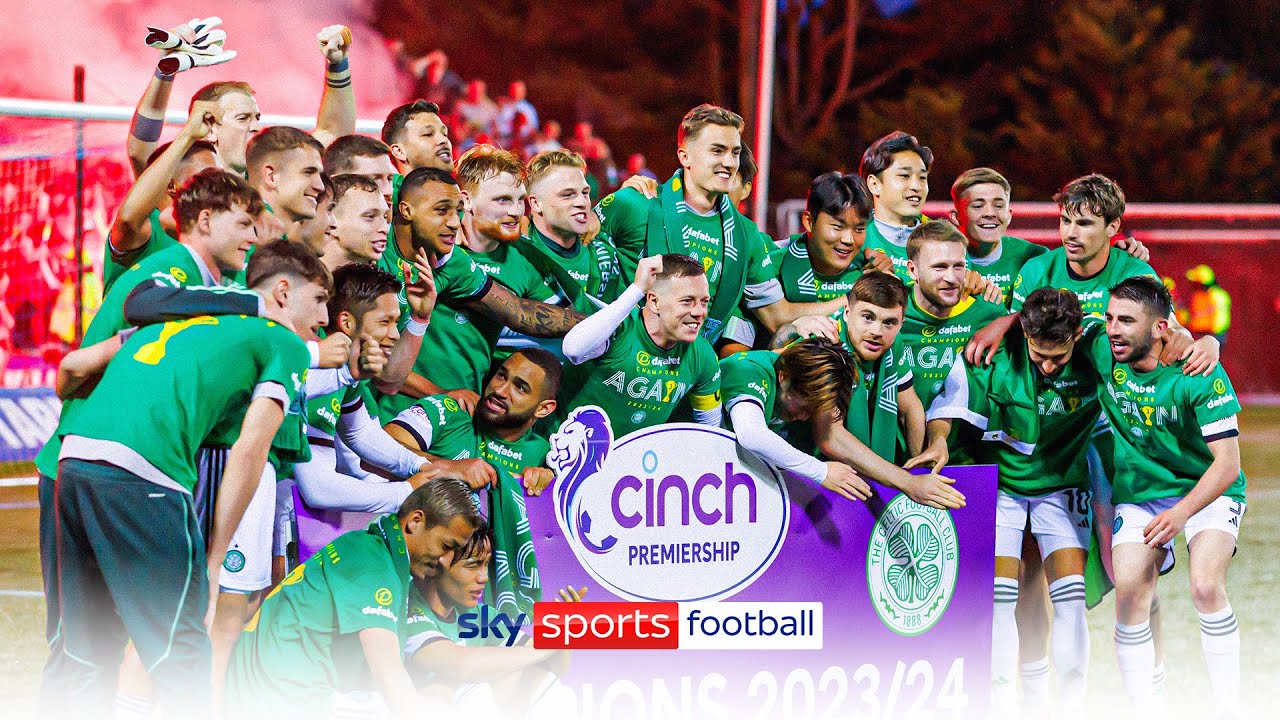 Celtic celebrate winning the Scottish Premiership! 🟢 | 'These are MAGICAL moments' ✨