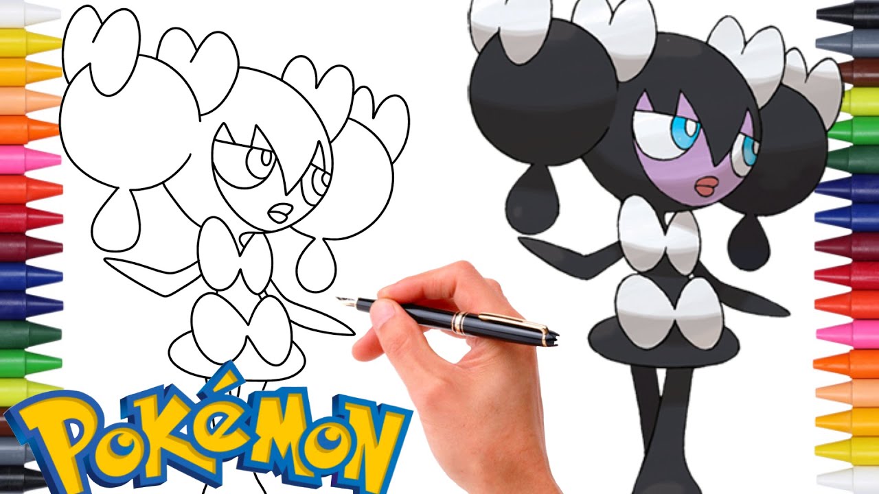 Comment Dessiner LE POKÉMON MESMÉRELLA (Gothorita) #575 | Génération 5