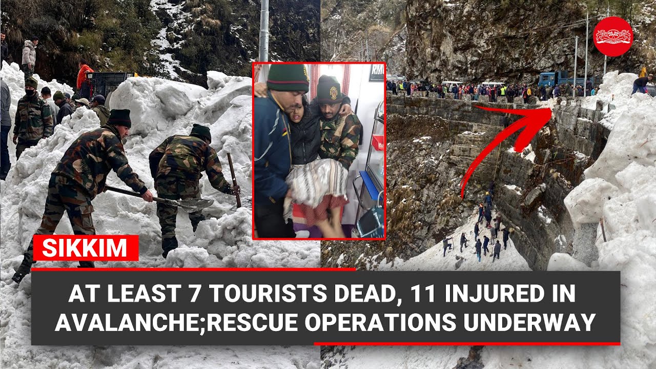 Sikkim: At Least 7 tourists dead, 11 injured in avalanche; Rescue operations underway