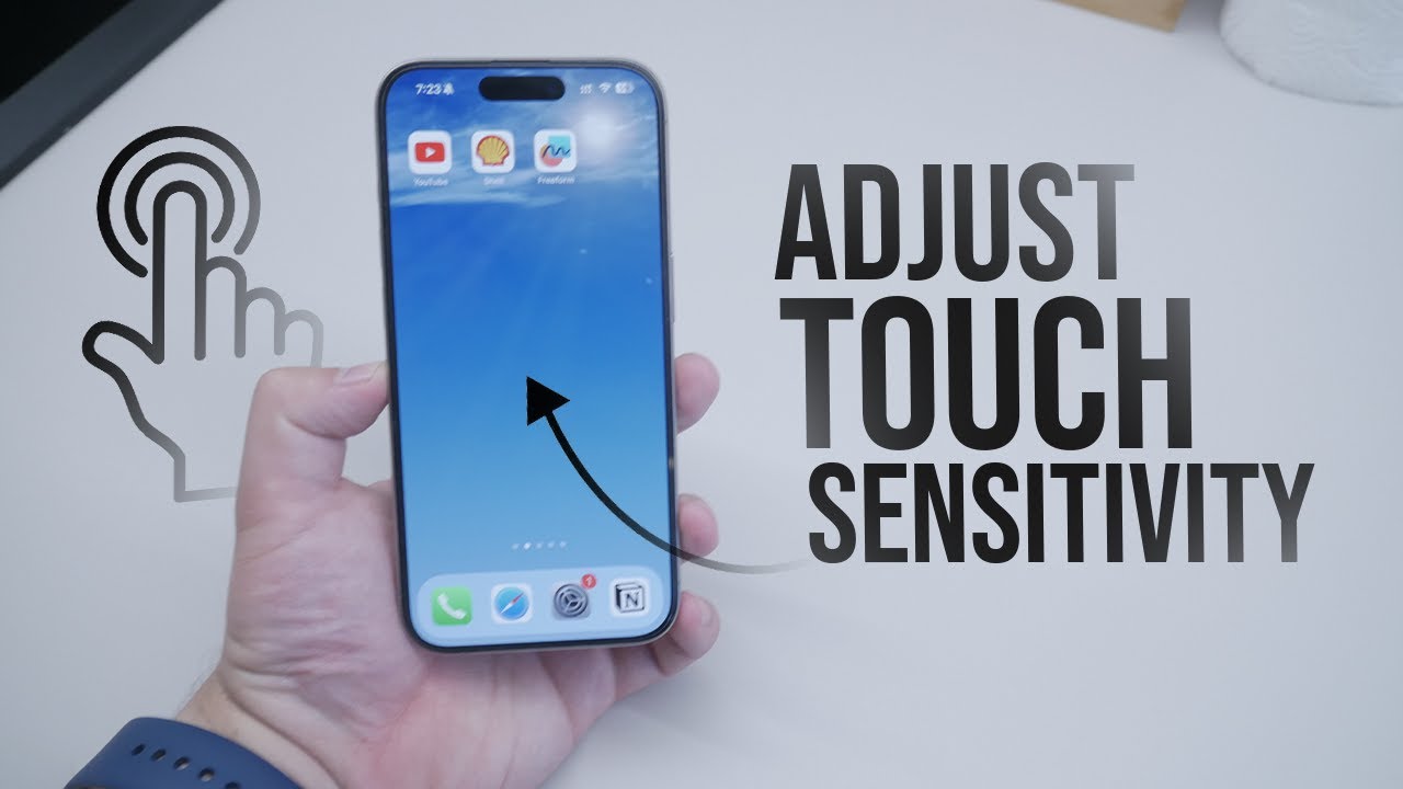 How to Adjust Touch Screen Sensitivity on iPhone (tutorial)