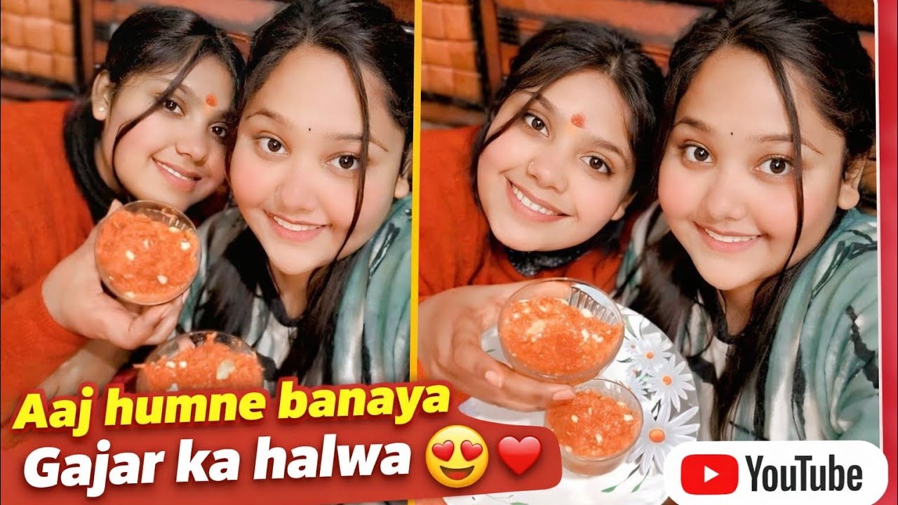 Aj humne bnaya gajar ka halwa😋❤️