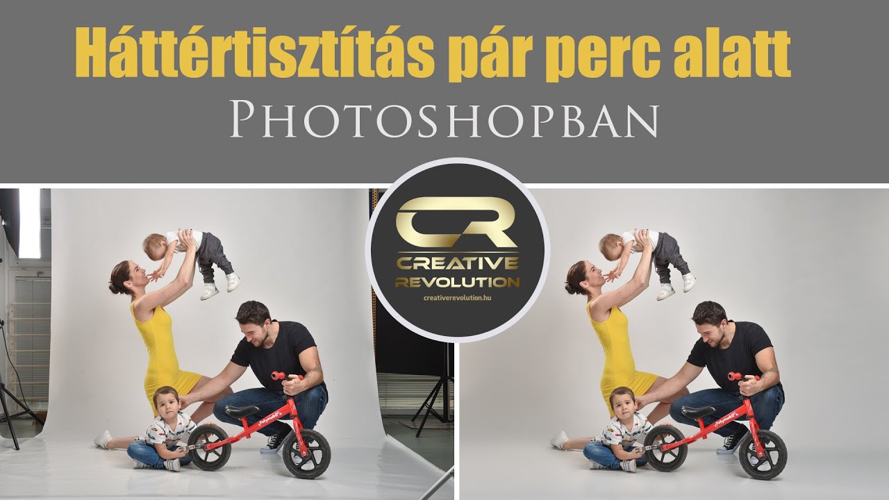 Stúdióháttér tisztítás photoshopban pár perc alatt
