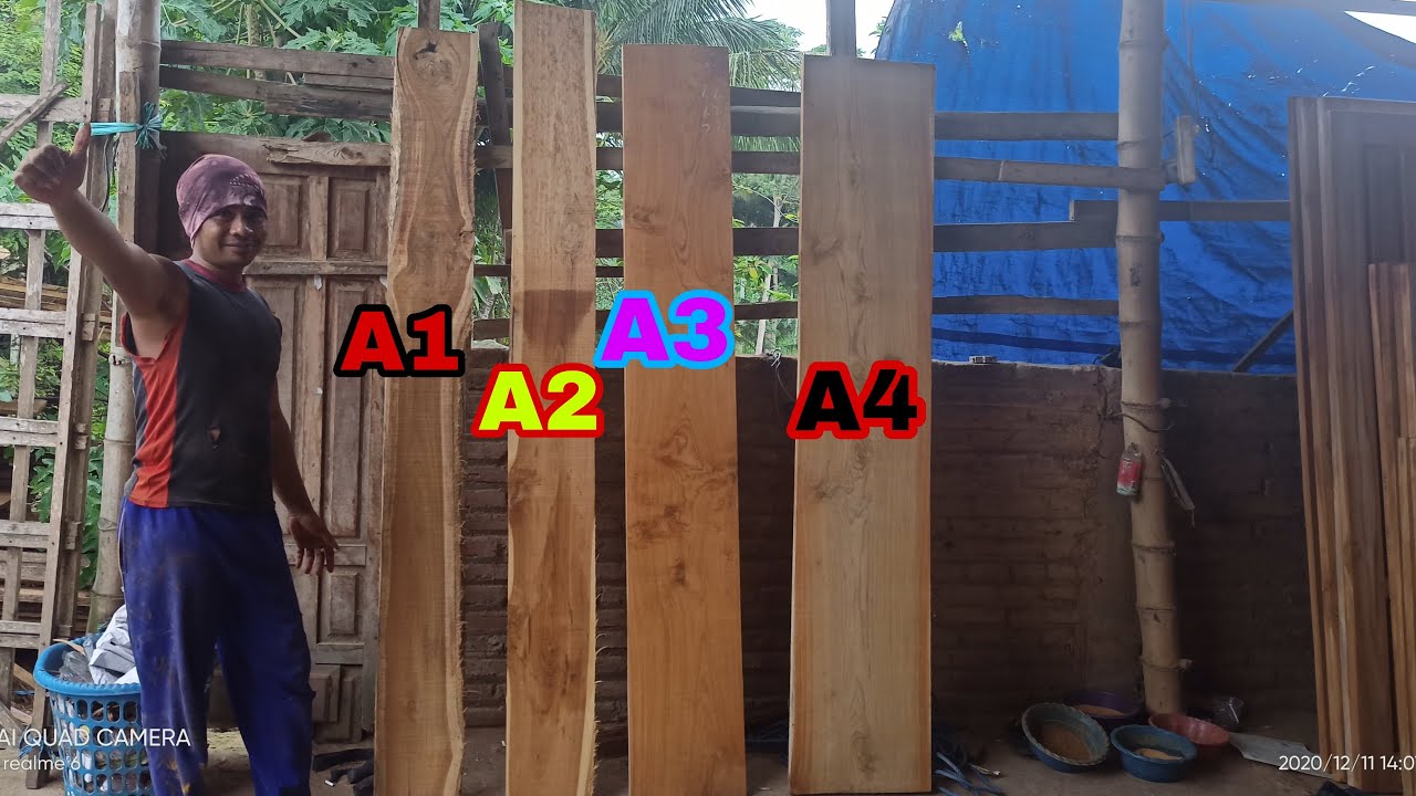 Tutorial cara mengetahui kayu jati a1,a2,a3,a4