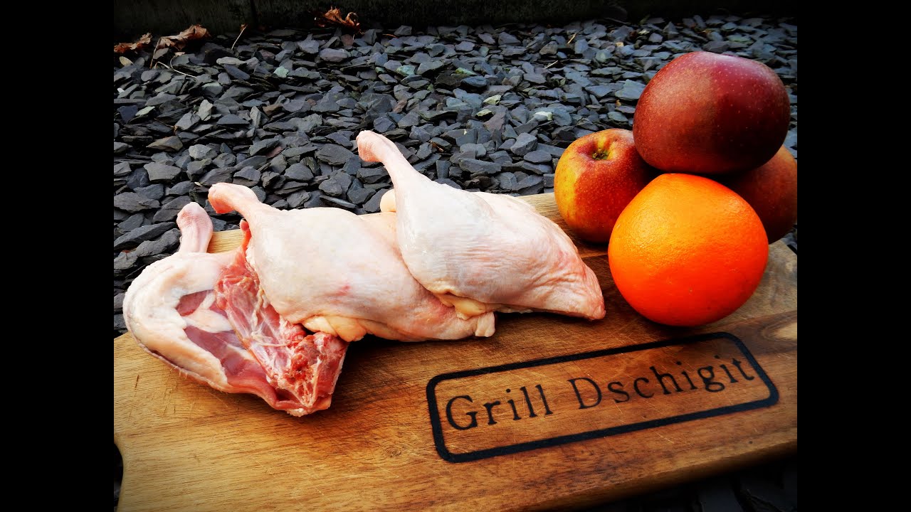 Knusprige Entenkeulen / Entenschenkel grillen in Gasgrill. Das beste und einfachste Rezept