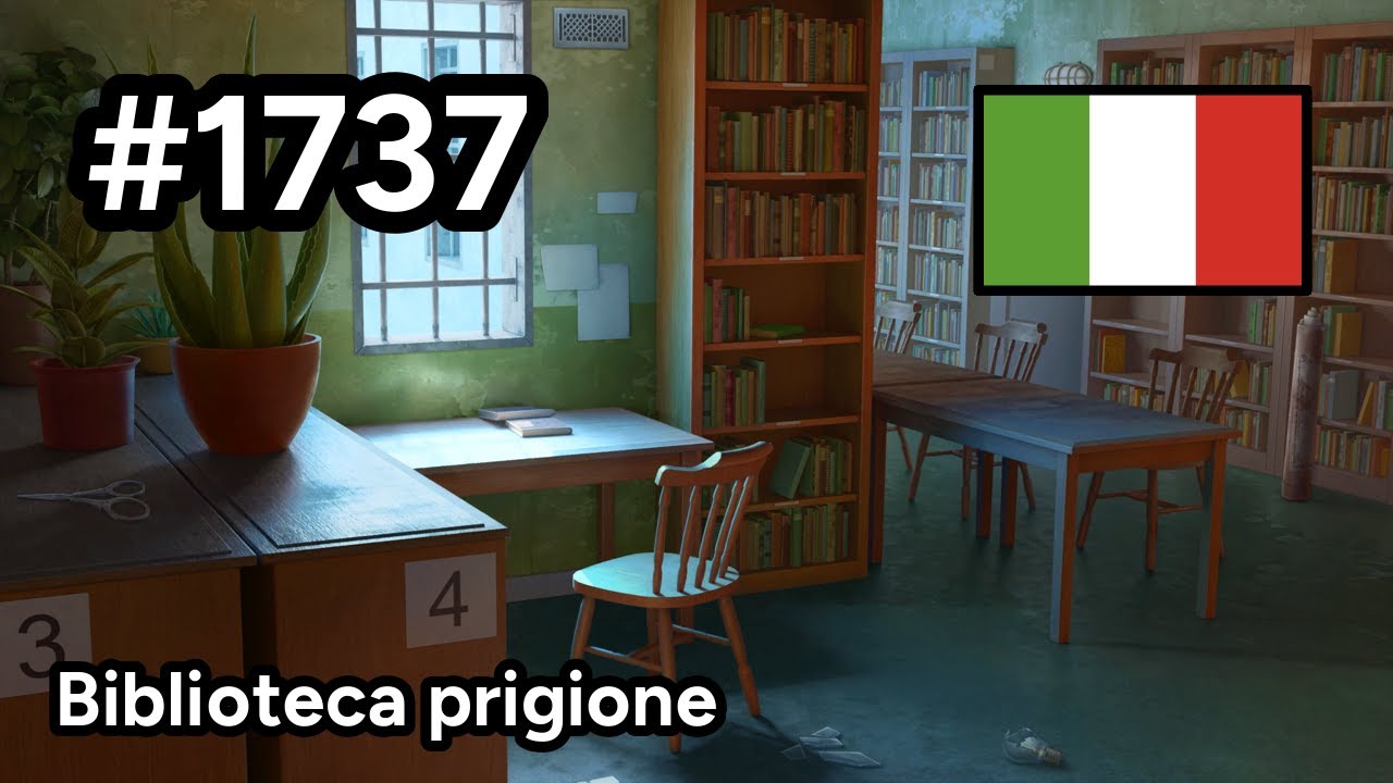 #1737 🇮🇹 (📕8-📄3-2) - Biblioteca prigione - June's Journey