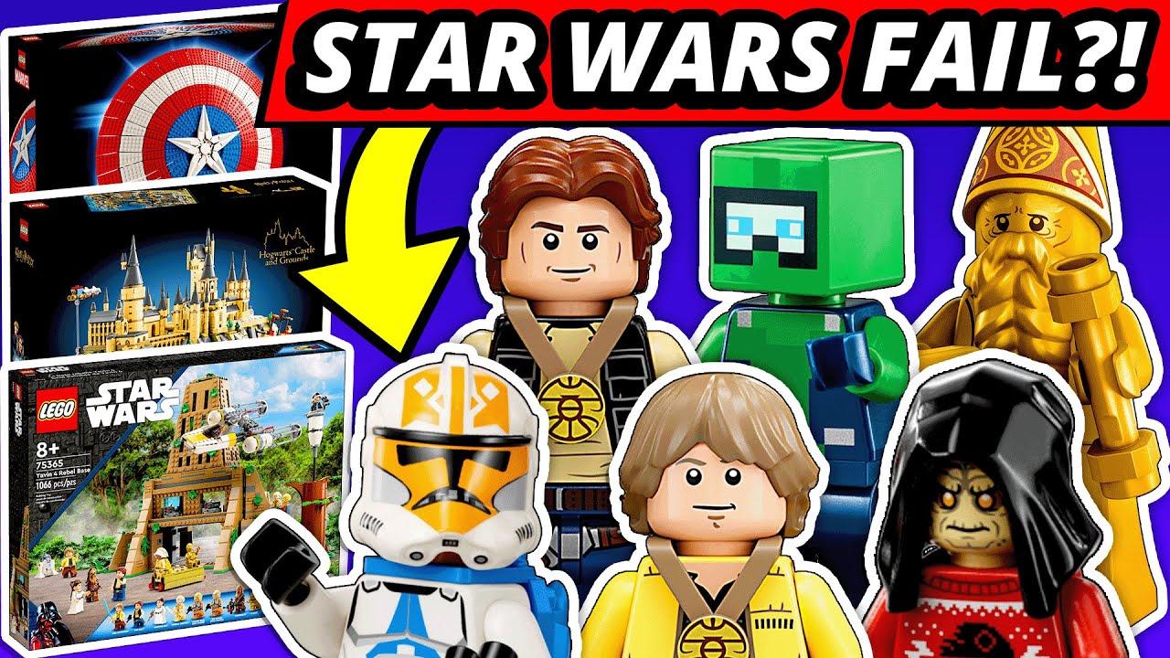 LEGO NEWS! 332nd Battle Pack FAIL? $200 Captain America's Shield! Hogwarts Castle! Sonic! Minecraft!