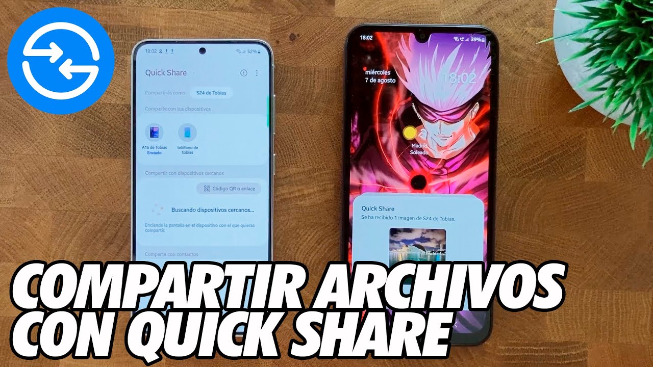 Como Compartir Archivos entre Telefonos con Quick Share