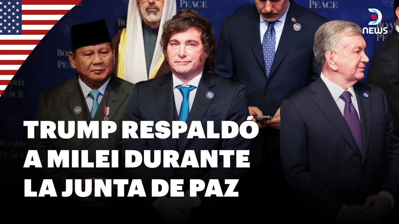 🇺🇸 Trump respaldó a Milei durante la Junta de Paz en Washington | DNews