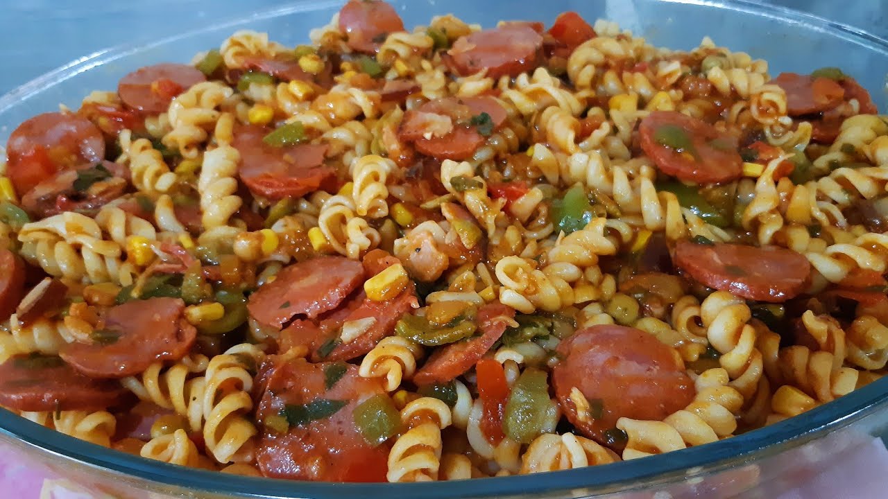 MACARRÃO COM CALABRESA E BACON SUCULENTO E DELICIOSO | DICAS DA VALL