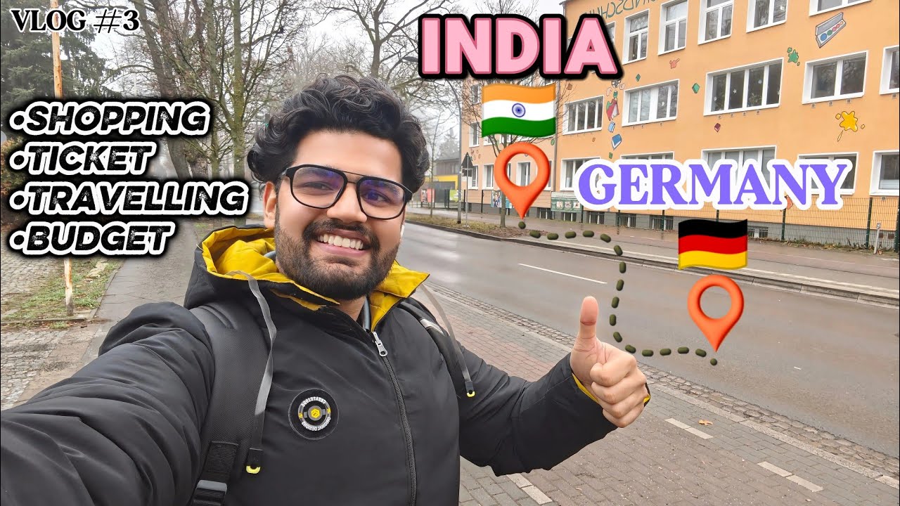 India to Germany + Full Shopping Vlog 🇮🇳✈️🇩🇪 | Real Prices, Budget Tips & Mistakes I Made | #germany