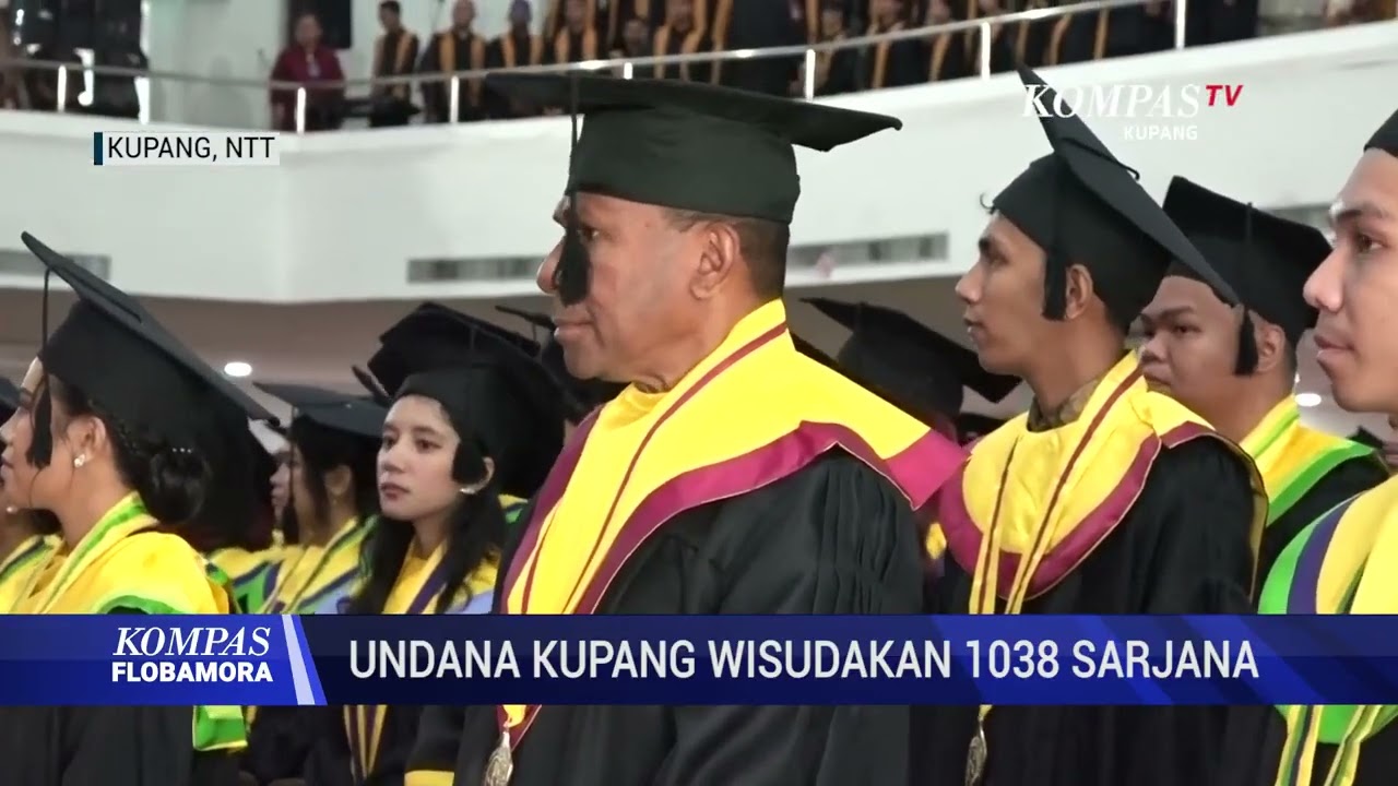 1.038 Sarjana UNDANA Kupang Resmi Diwisuda, Rektor Dorong Alumni Berinovasi