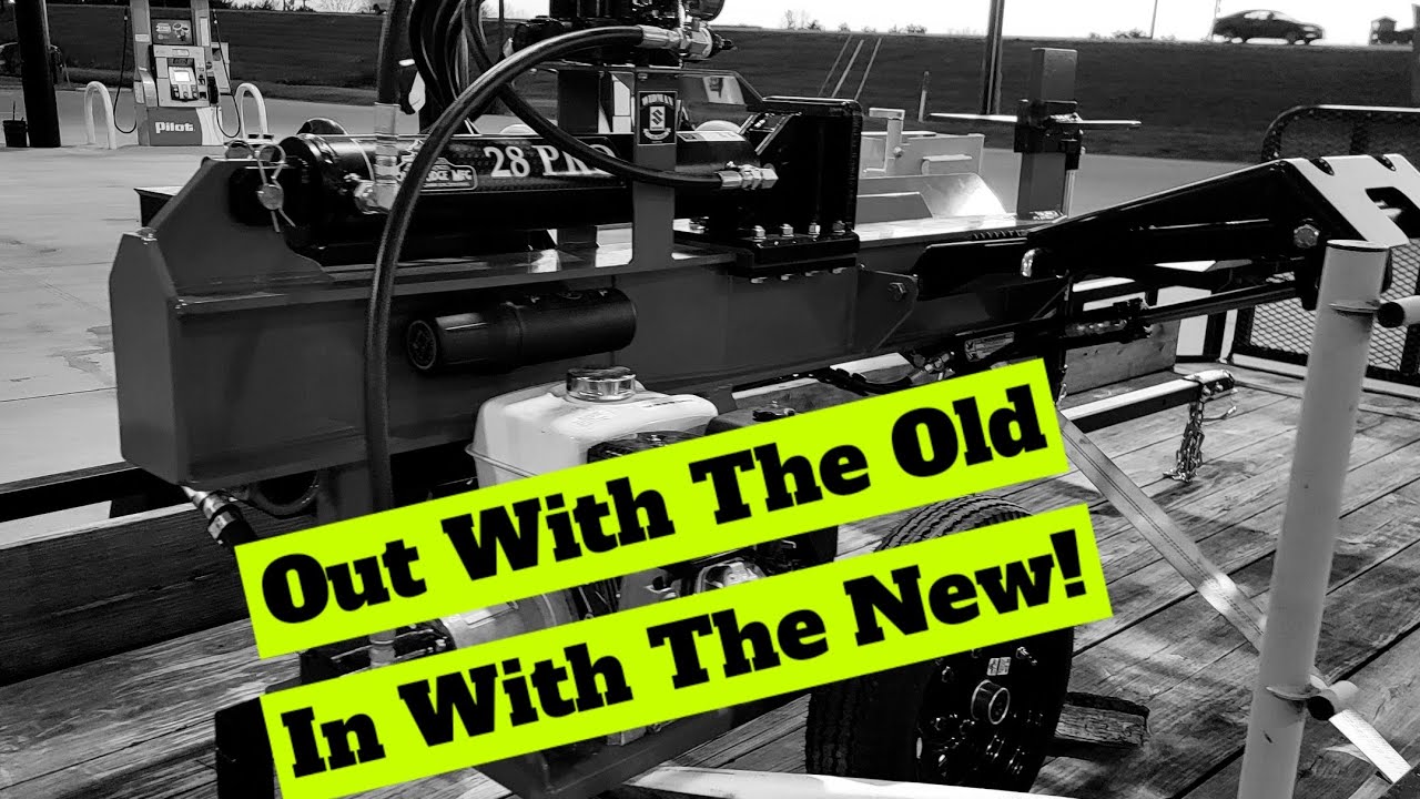 Wolf Ridge 28pro Replacing Big Box Store splitter! #wolfridge #stihl #compacttractor  #woodsplitter