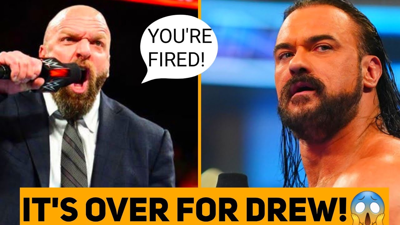 TRIPLE H JUST FIRED DREW MCINTYRE LIVE ON RPYAL RUMBLE!