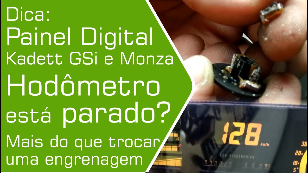Dica: Painel Digital Kadett GSI do Gabriel, não trocamos só uma engrenagem - Black Hill Auto