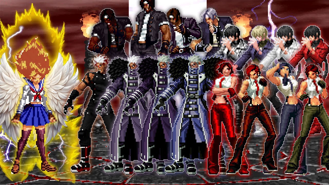 [KOF Mugen] Asuka G.S Vs Vanessa, Krizalid, Shermie, Orochi Kusanagi WF Team | 1 Vs 16