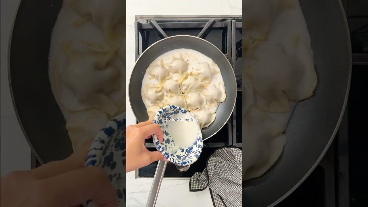 My upgrade on the ultimate lazy girl dumpling 🥟