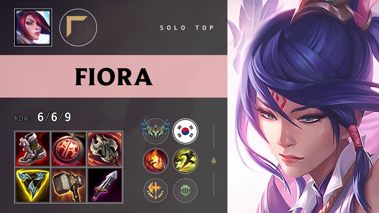 Fiora Top vs Riven - KR Challenger Patch 26.16