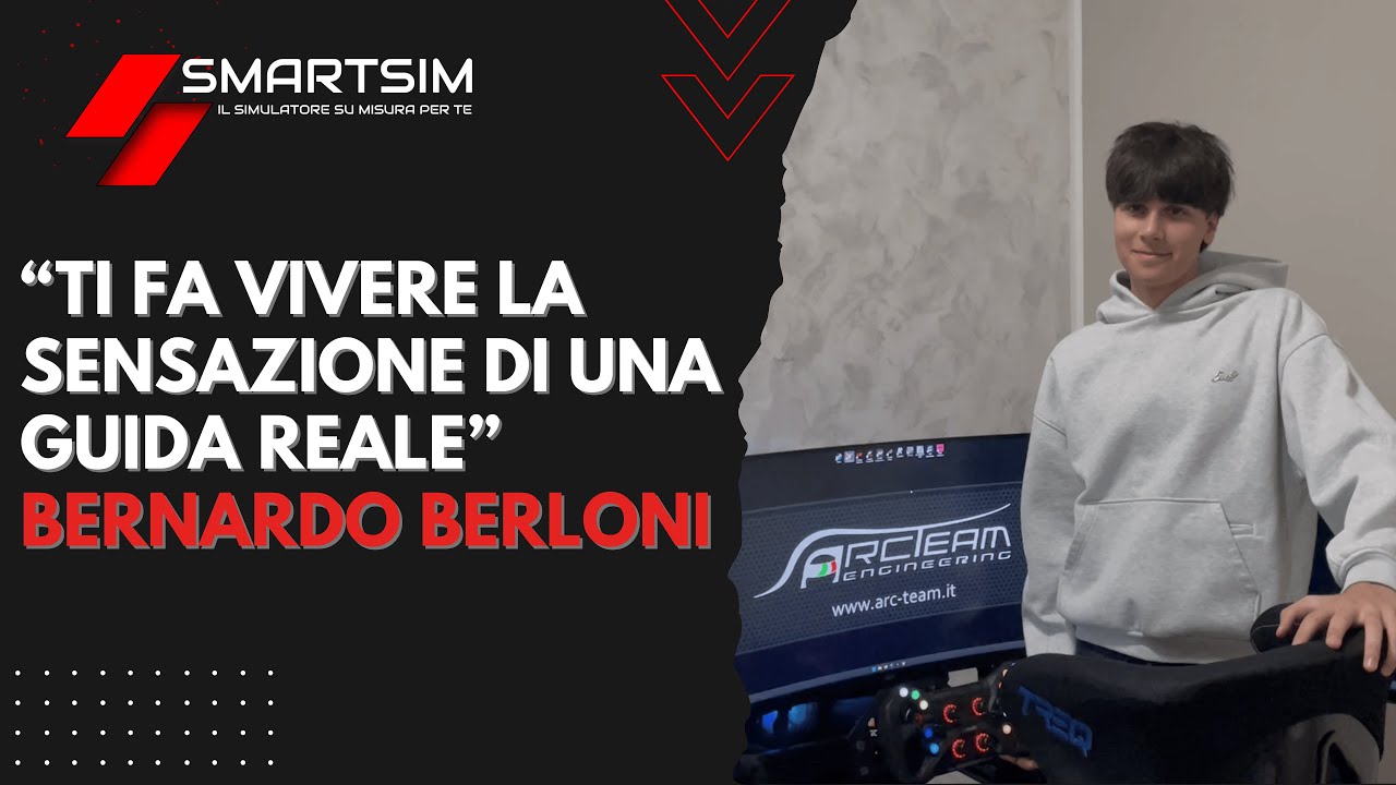 TI FA VIVERE LA SENSAZIONE DI UNA GUIDA REALE "Bernardo Berloni"
