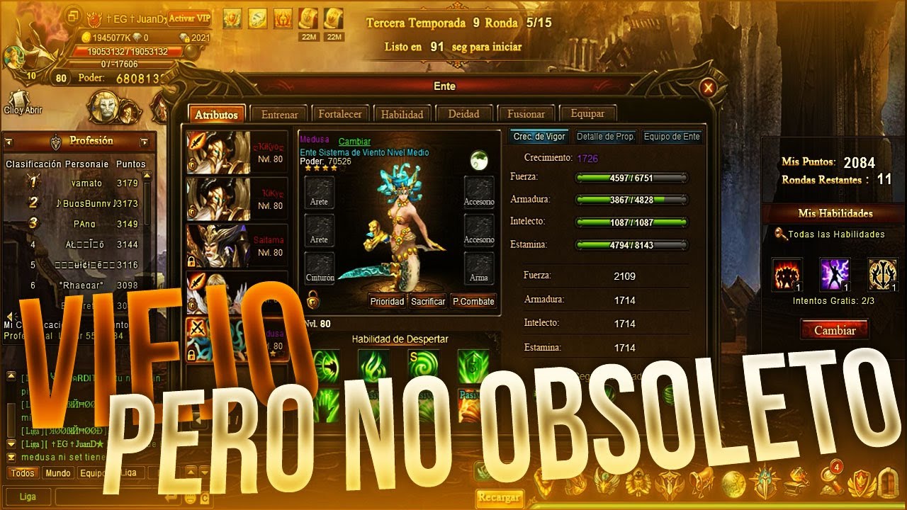 BATALLA DE ARES CON MEDUSA de 34k | Legend Online - Juan Diego