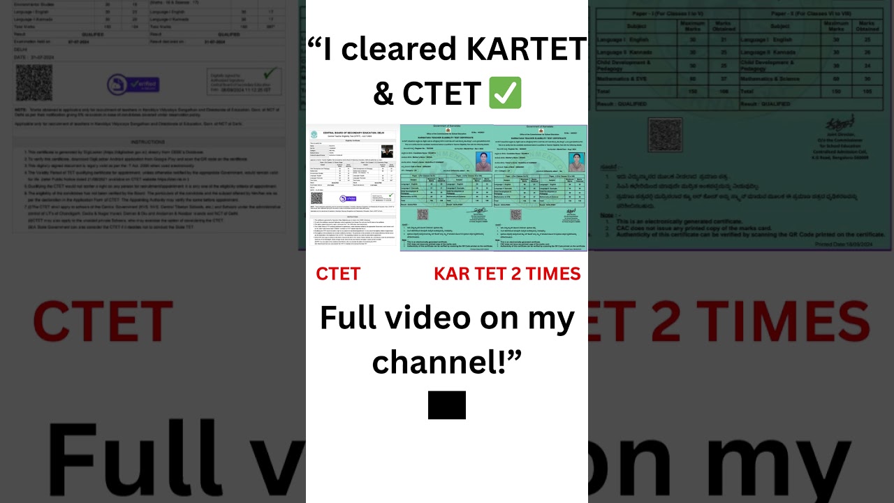 How to prepare Karnataka TET in Kannada ✅  Karnataka TET Exam #karnatakatet #shorts #shortsfeed