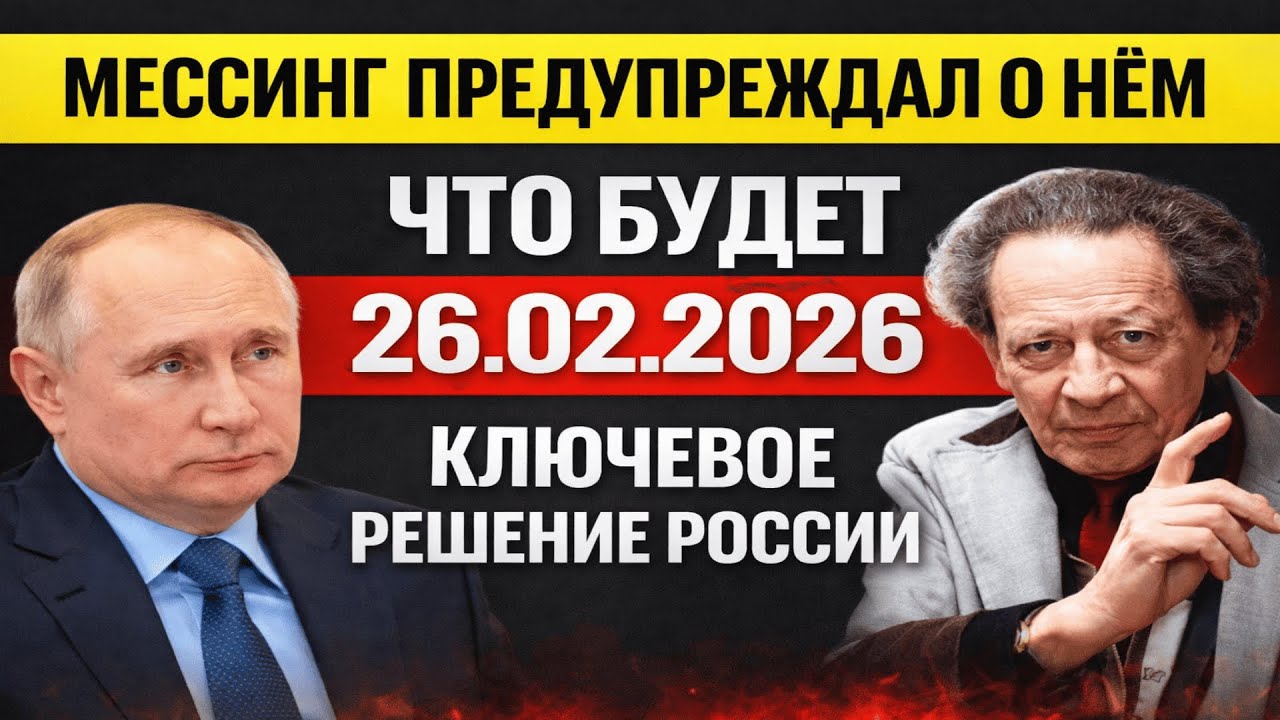 26 февраля 2026 — КЛЮЧЕВОЙ ДЕНЬ для РОССИИ. Предсказание Мессинга из закрытых архивов КГБ!