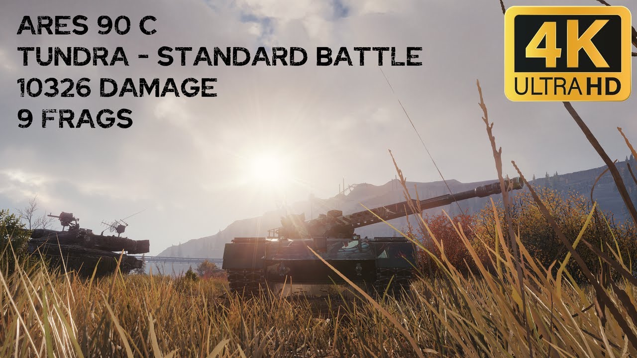 Ares 90 C 10,3k damage 9 frags on Tundra - World of Tanks