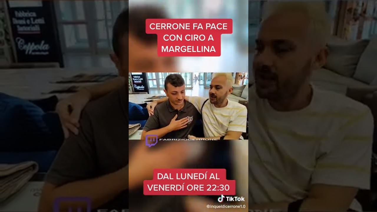 Fabrizio Cerrone Chiede Scusa A Ciro A Margellina! #tiktok #shorts #italia