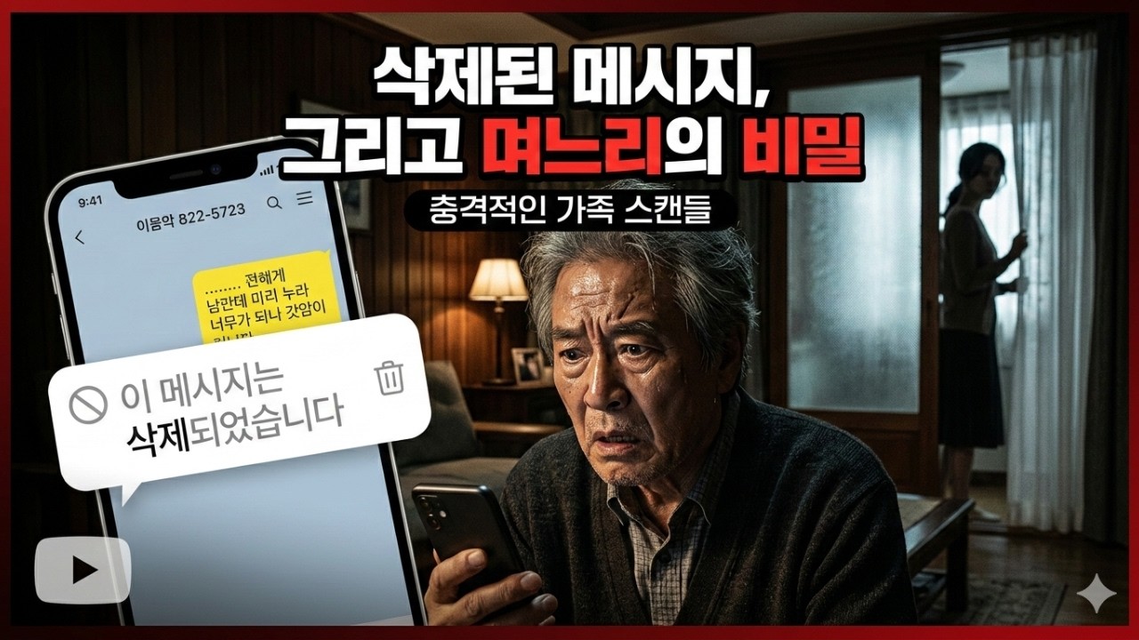 아버님, 오늘 밤 괜찮으세요?— 삭제된 문자 한 통, 그리고 숨겨진 진실 —