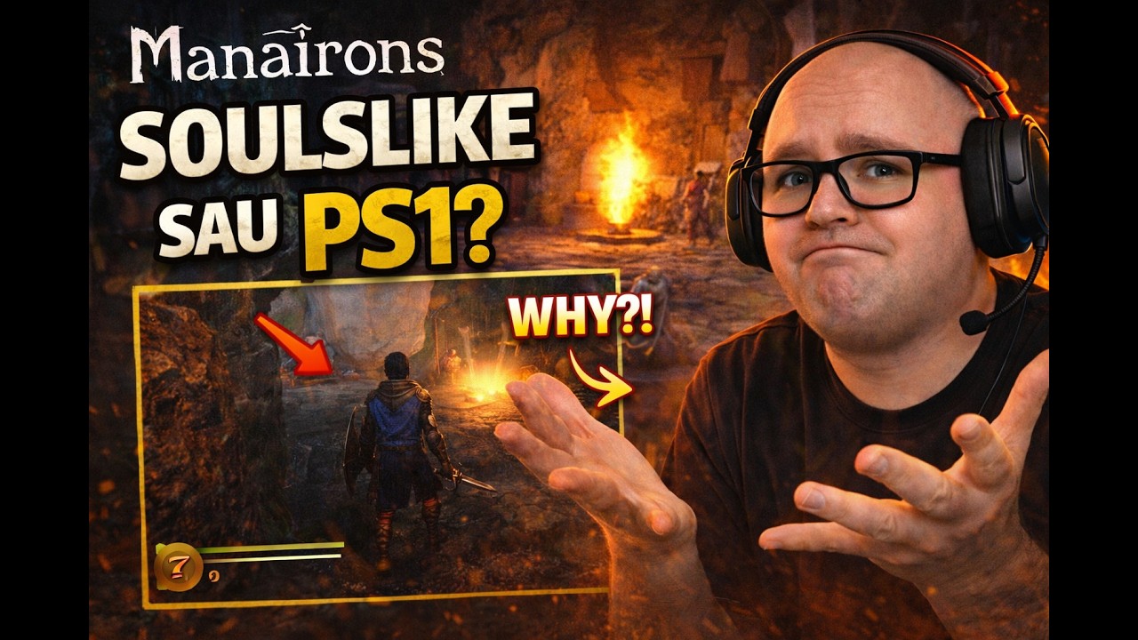 Manairons – Soulslike Indie… dar cu cameră de PS1? 😅 (Keymailer)