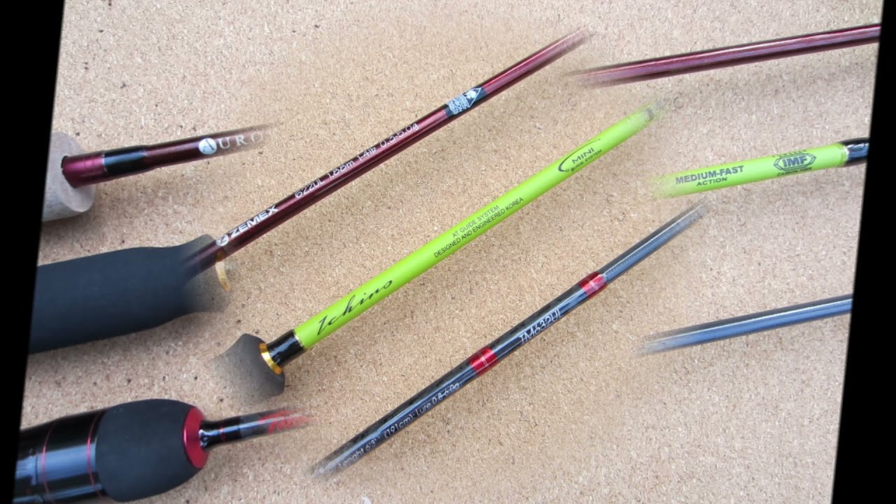 ТОП удилищ Light. Серии Metsui TROUT MASTER, Maximus Ichiro, Zemex AURORA против Black Hole SPY.
