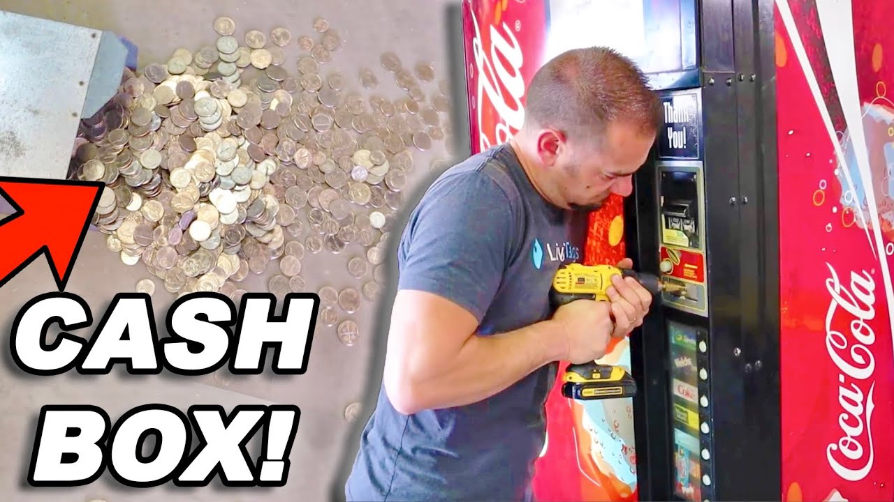 Found $200 Breaking Into Soda Pop Machine!