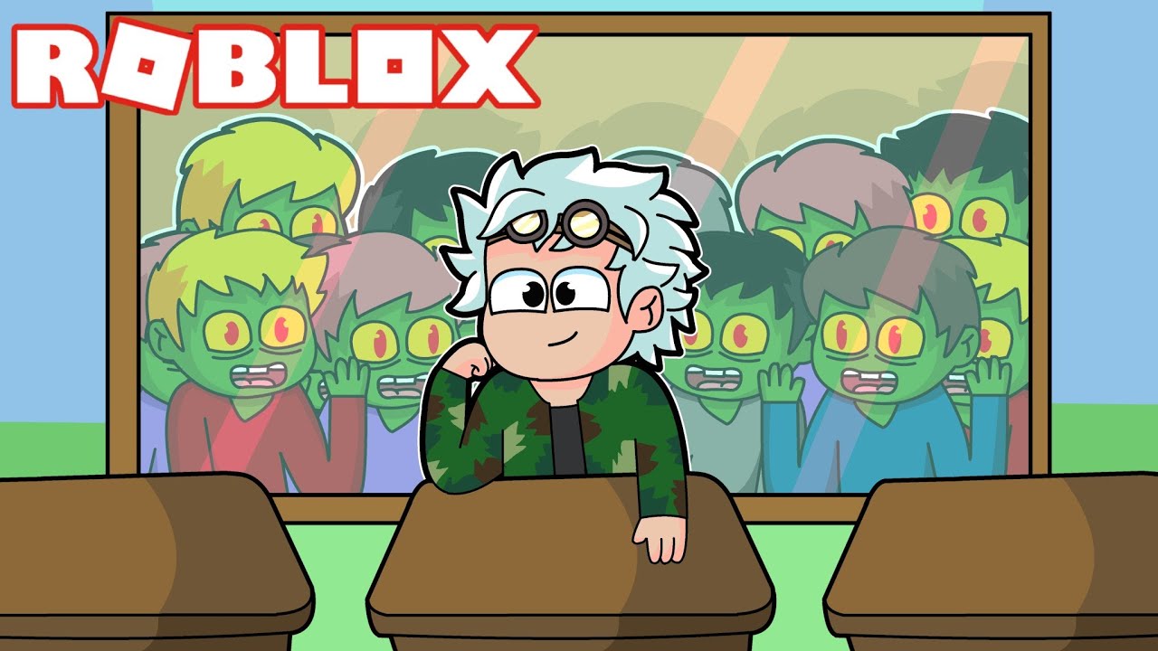 ¿Y SI UNA INVASION ZOMBIE INVADE TU ESCUELA? Roblox