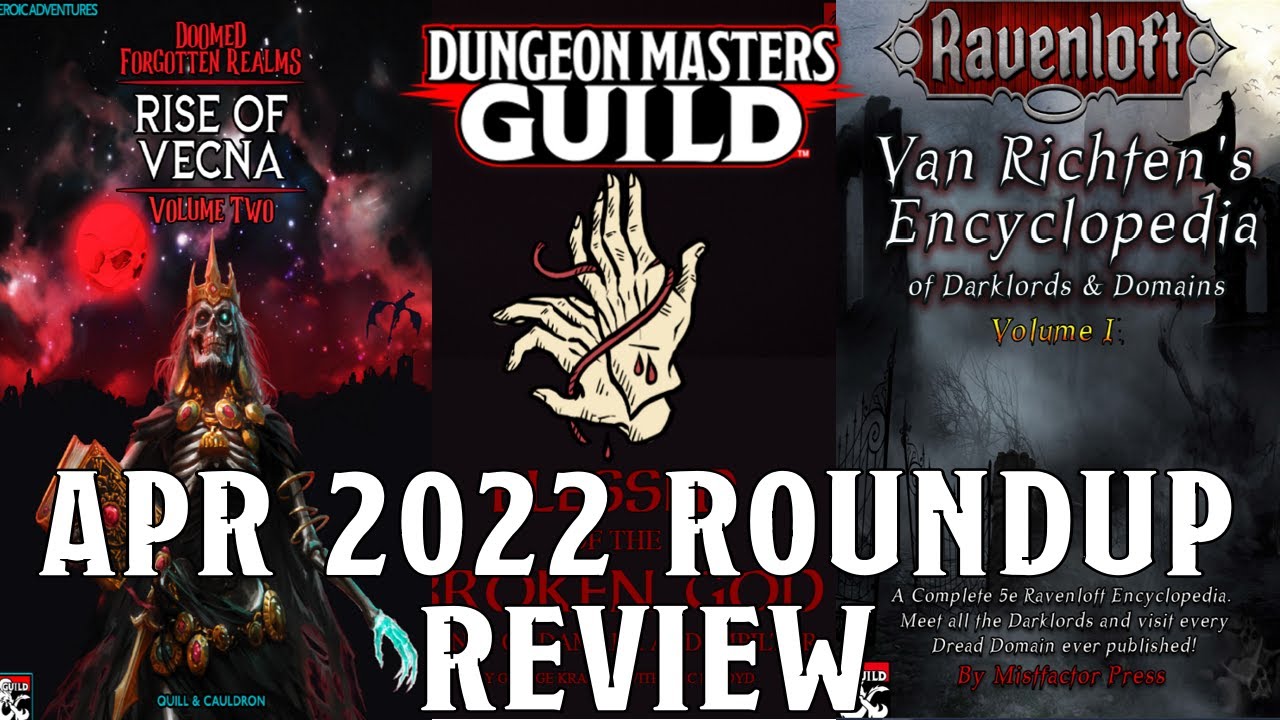 DM's Guild Roundup Review April 2022 | Nerd Immersion