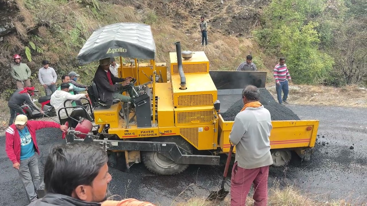 रोड कैसे बनती है ?#roadmaking#shama#kapkot#bageshwar