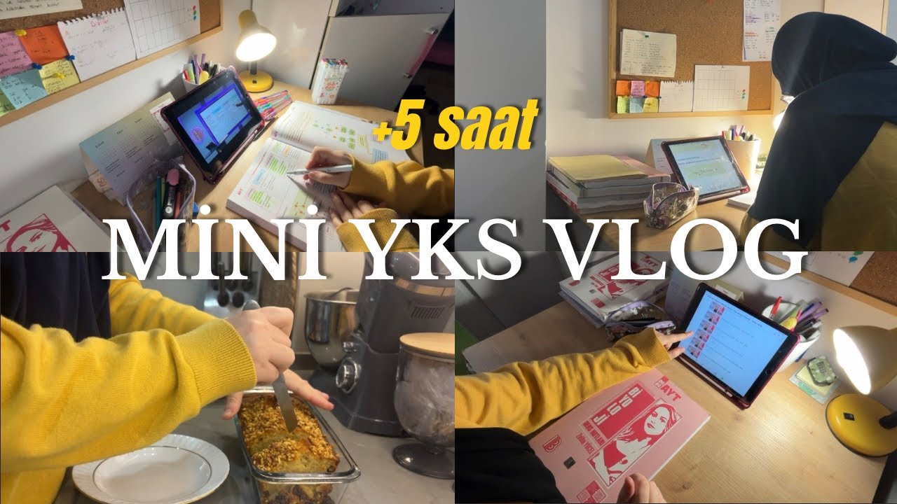 Mini Yks Vlog| 5 dakika 5 saat! Ayt biyoloji ve uyku düzensizliği 