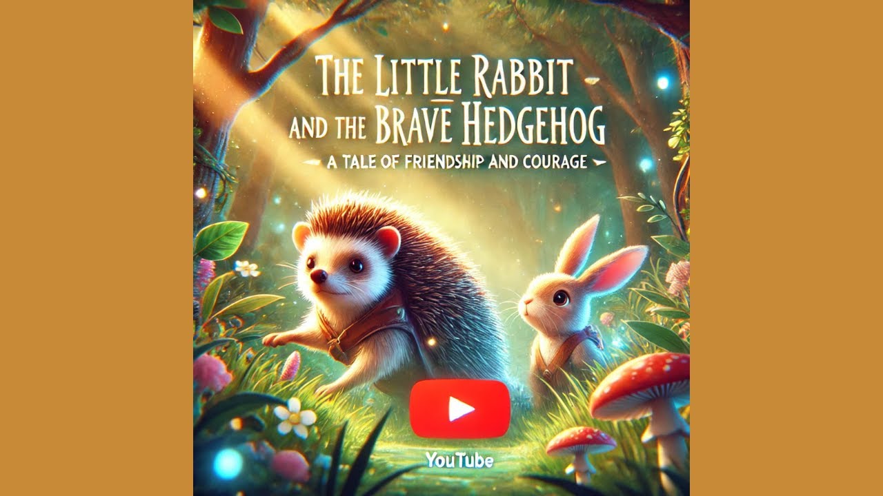 The Little Rabbit and the Brave Hedgehog 🐇🦔 | A Friendship Tale of Courage and Kindness 💪✨