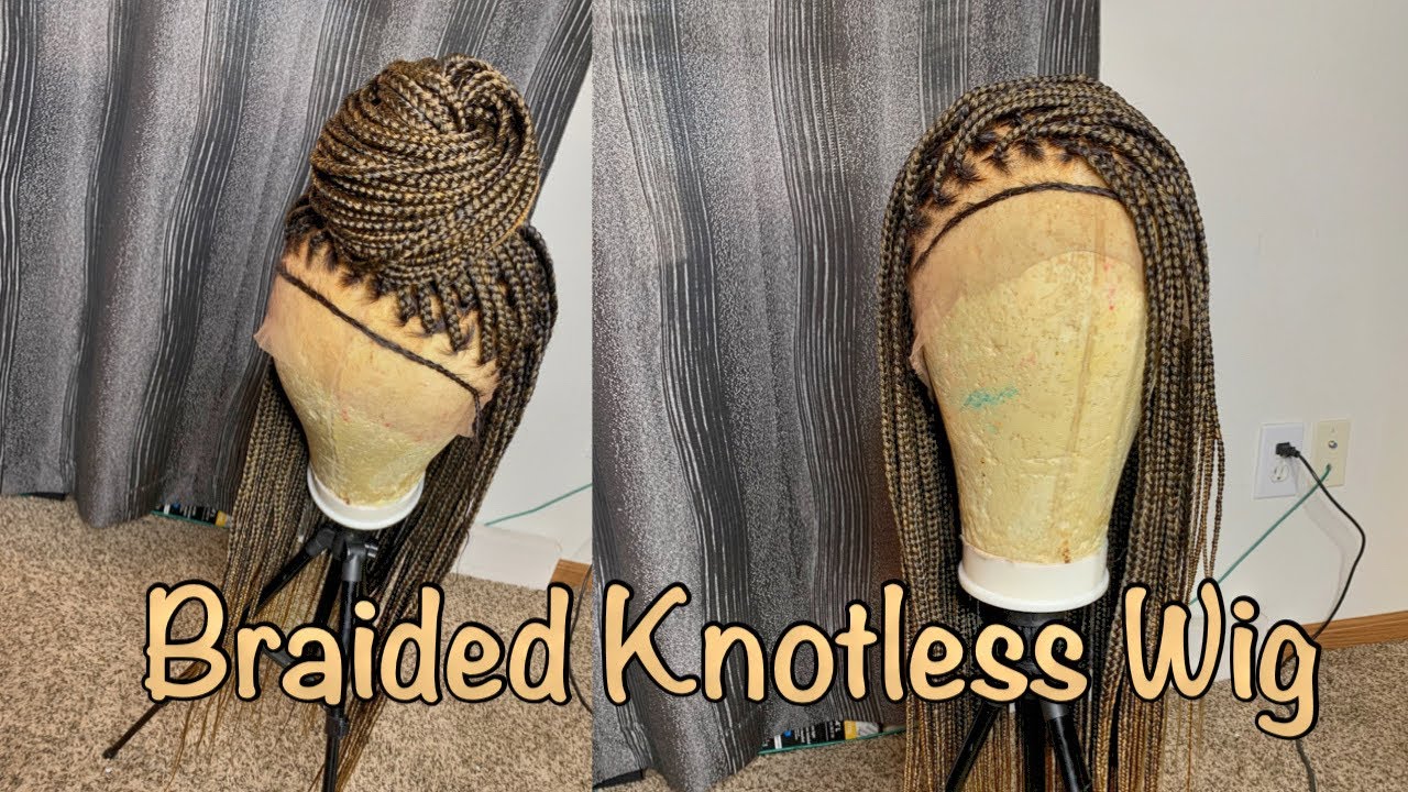 Watch Me Create A Braided Wig | DIY Knotless Box Braid Wig