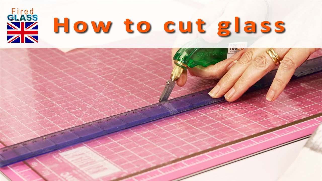 How to cut glass for a curved metal mould