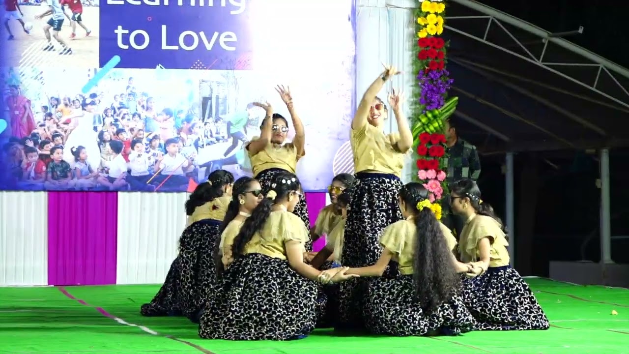 Saibaba Central School AnnualDay 2022-23 RanguRanguKallajodu SongDance Performance by 8thclass Girls