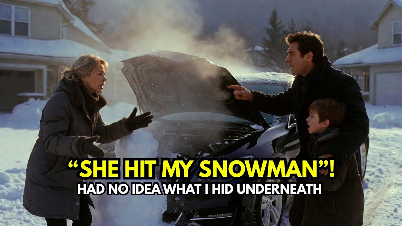 HOA Karen Floored It Through My Snowman — Had No Idea What I Hid Underneath