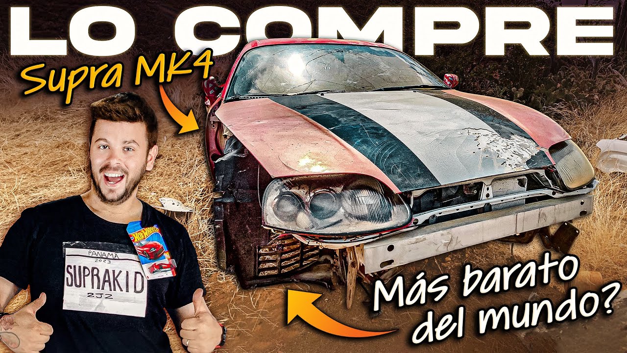 COMPRÉ EL Toyota SUPRA MK4. Más Barato DEL MUNDO! Estaba * ABANDONADO * y Lo Vamos a RESTAURAR
