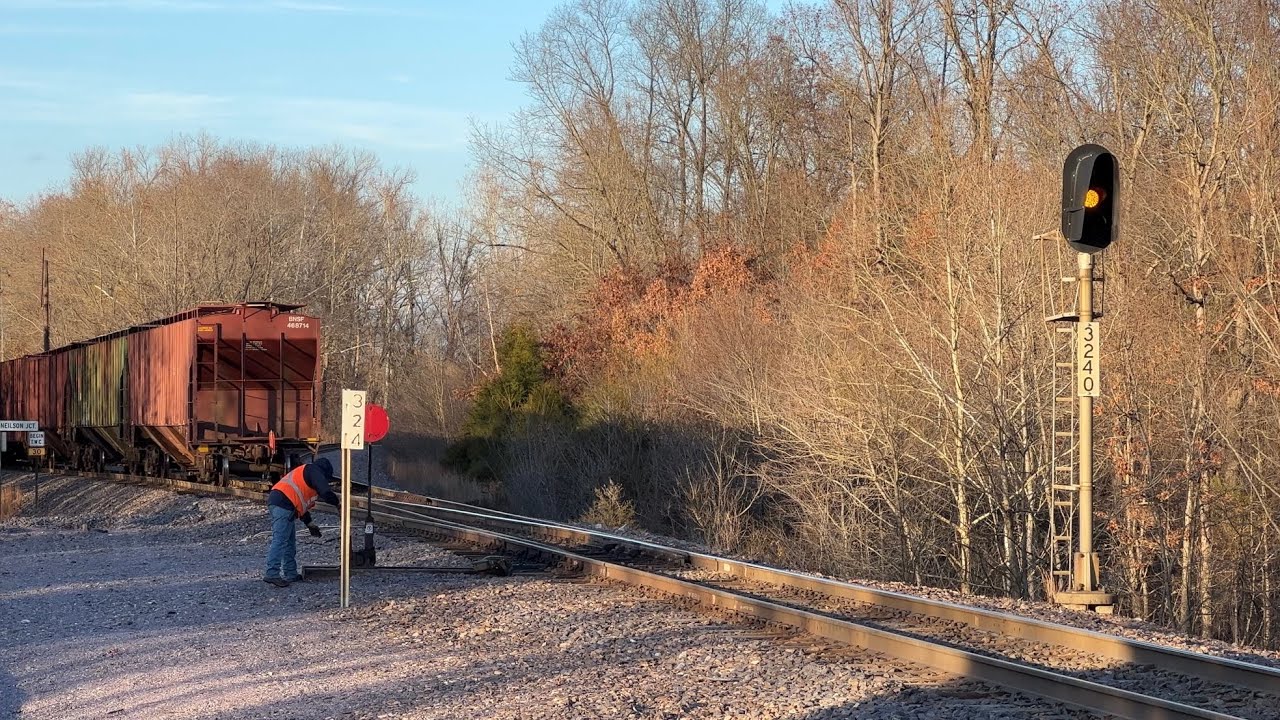 The Spring Switch at Neilson Junction in Marion, IL - December 9, 2022