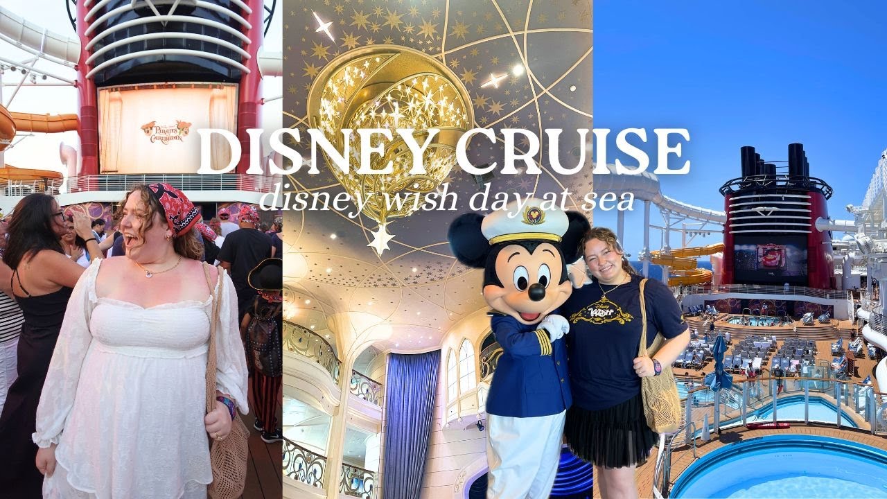 Видеоблог круиза Disney Wish✨ Пиратская ночь, Hyperspace Lounge, ужин в стиле 1923 года, День в м...