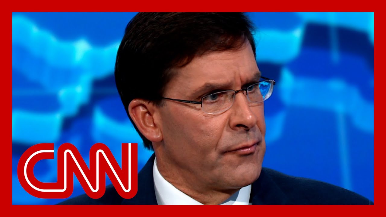 Mark Esper 'dumbstruck' and 'shocked' over Trump's idea