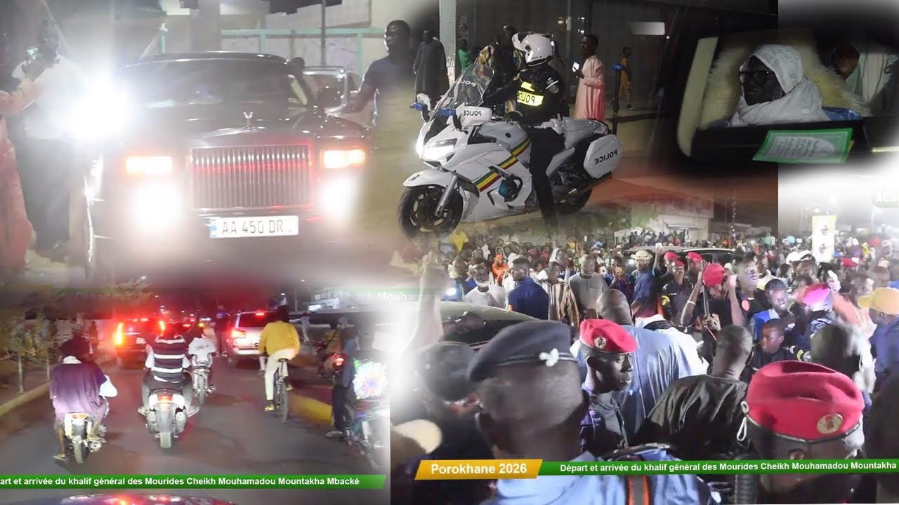 Exclusive:Touba, Kaolack ,Porokhane, revivez l'intégralité du convoie du khalif généralité des Mo..
