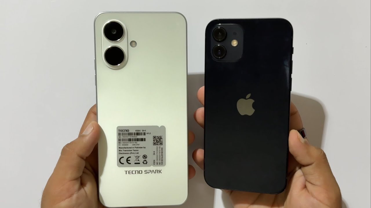 Tecno SPARK GO 2 vs iPhone 12 - Insane Speed Test⚡️